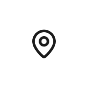 Location pin line icon