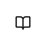Open book line icon