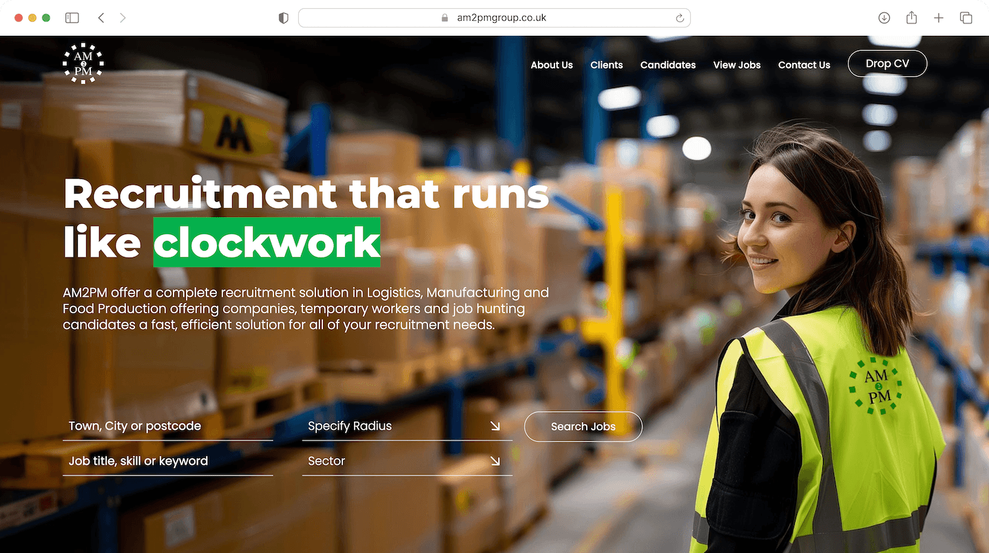 recruitment website design