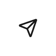 Paper plane/send line icon