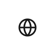 Globe line icon