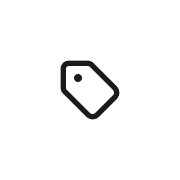 Price tag line icon