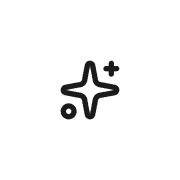 Sparkle/new line icon