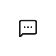 Chat bubble line icon