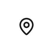 Location pin line icon