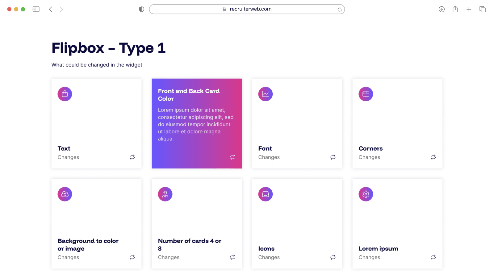 Flip Box bespoke design feature V5