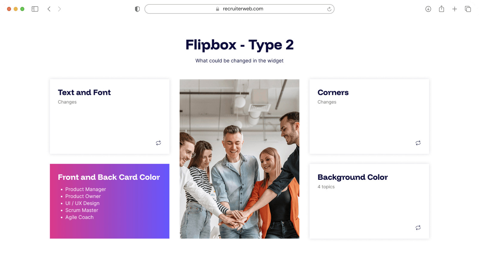 Flipbox type 2 bespoke design feature V3