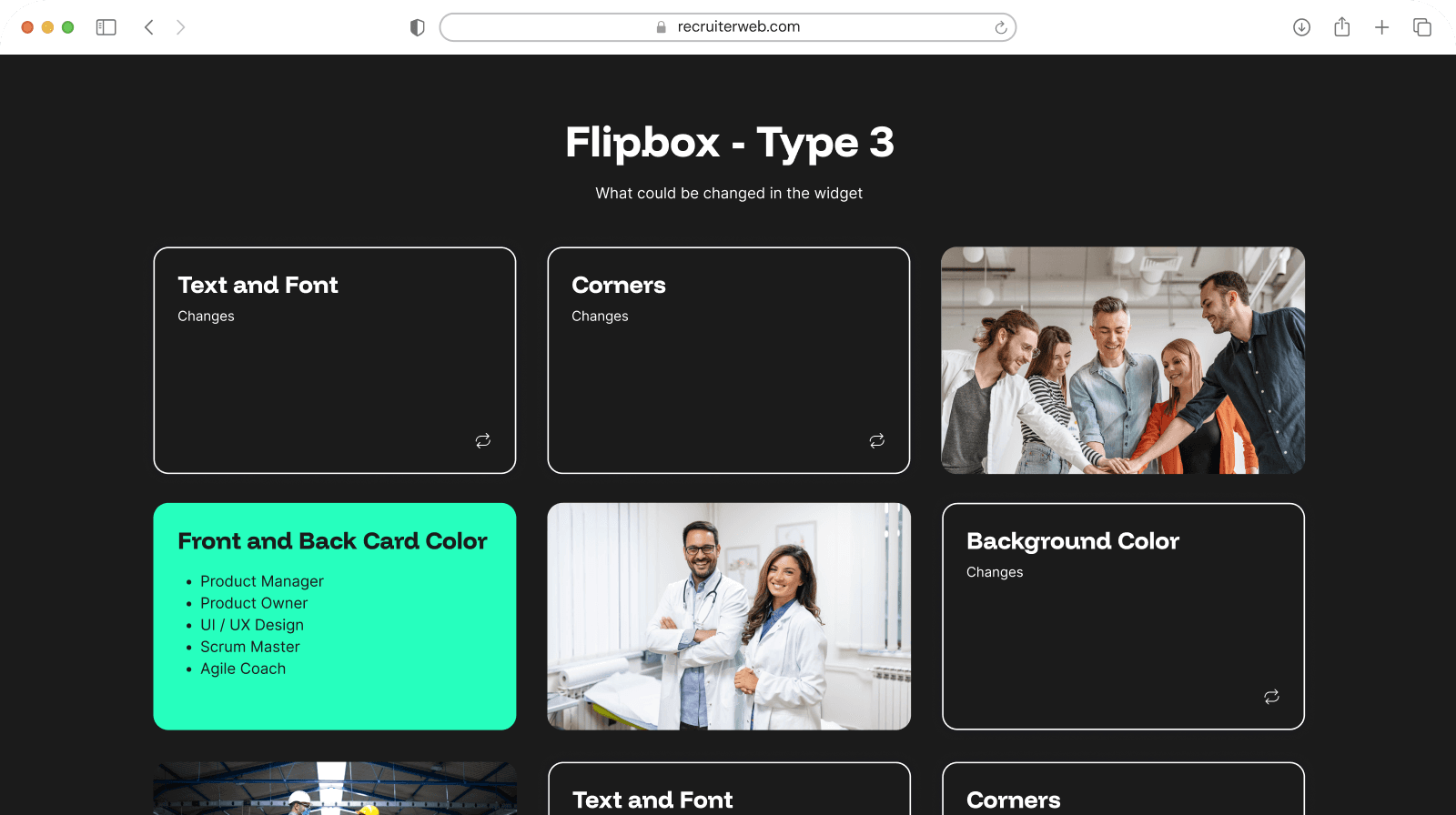 Flipbox type 3 bespoke design feature V3