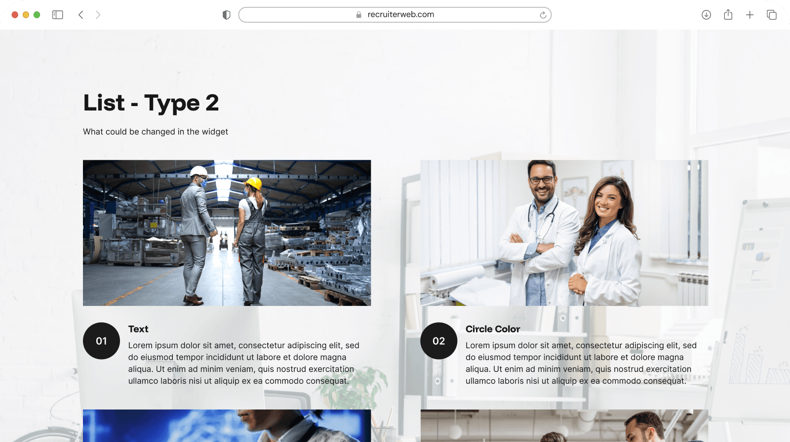 List type2 bespoke design feature V5
