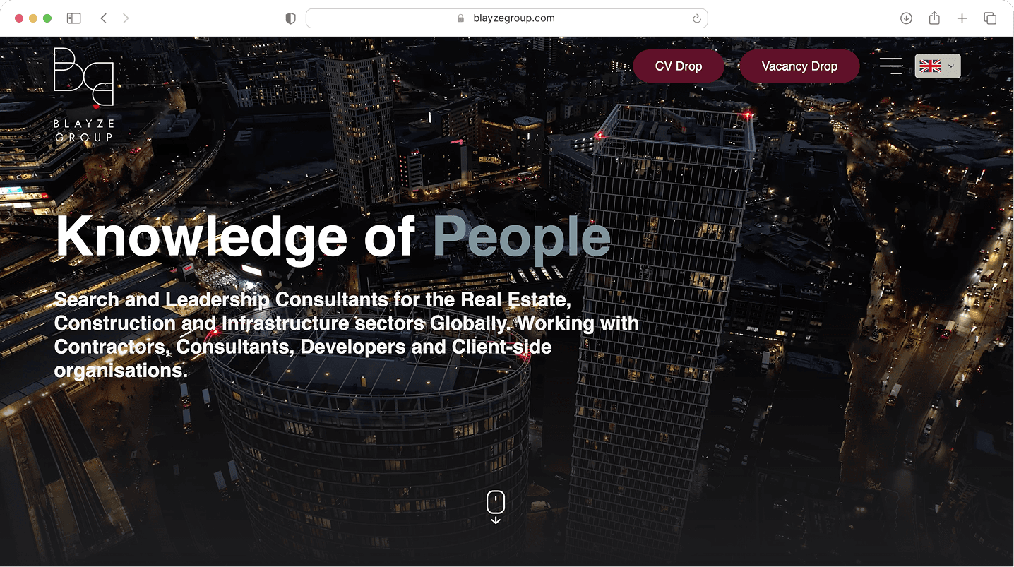 Recruitment website template