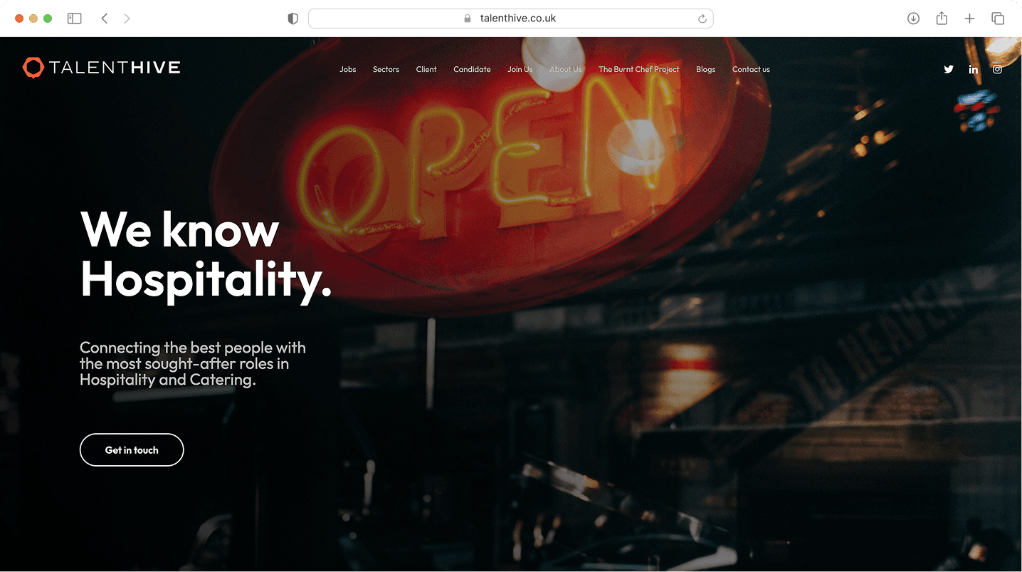Semi-Bespoke recruitment website