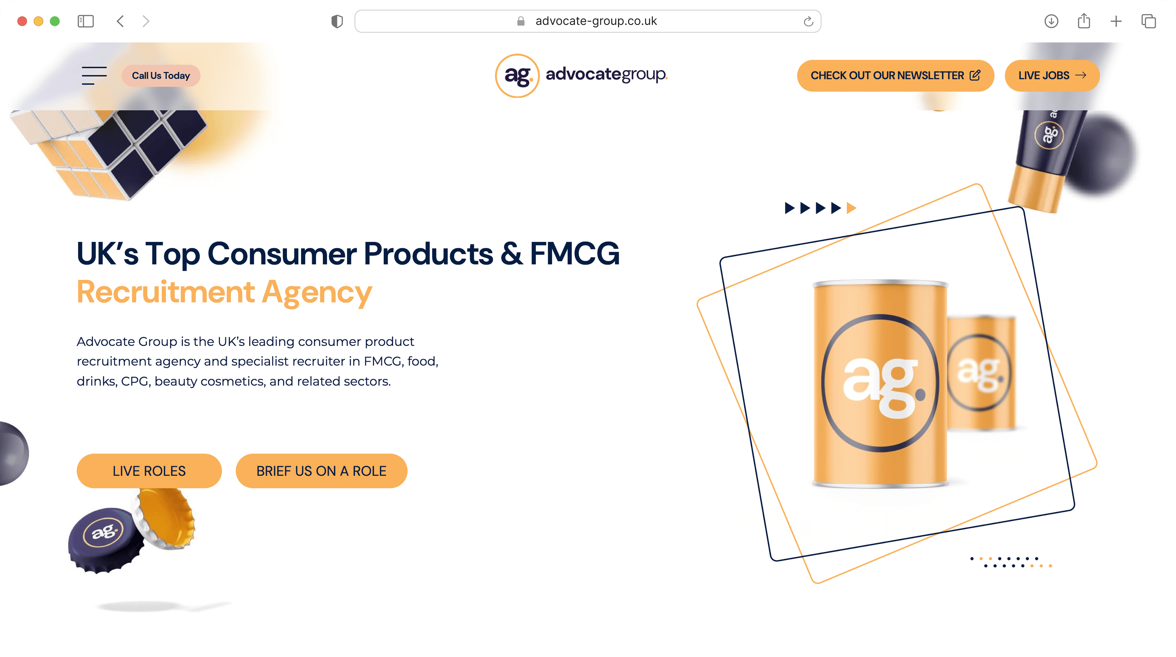 Semi-Bespoke recruitment website design