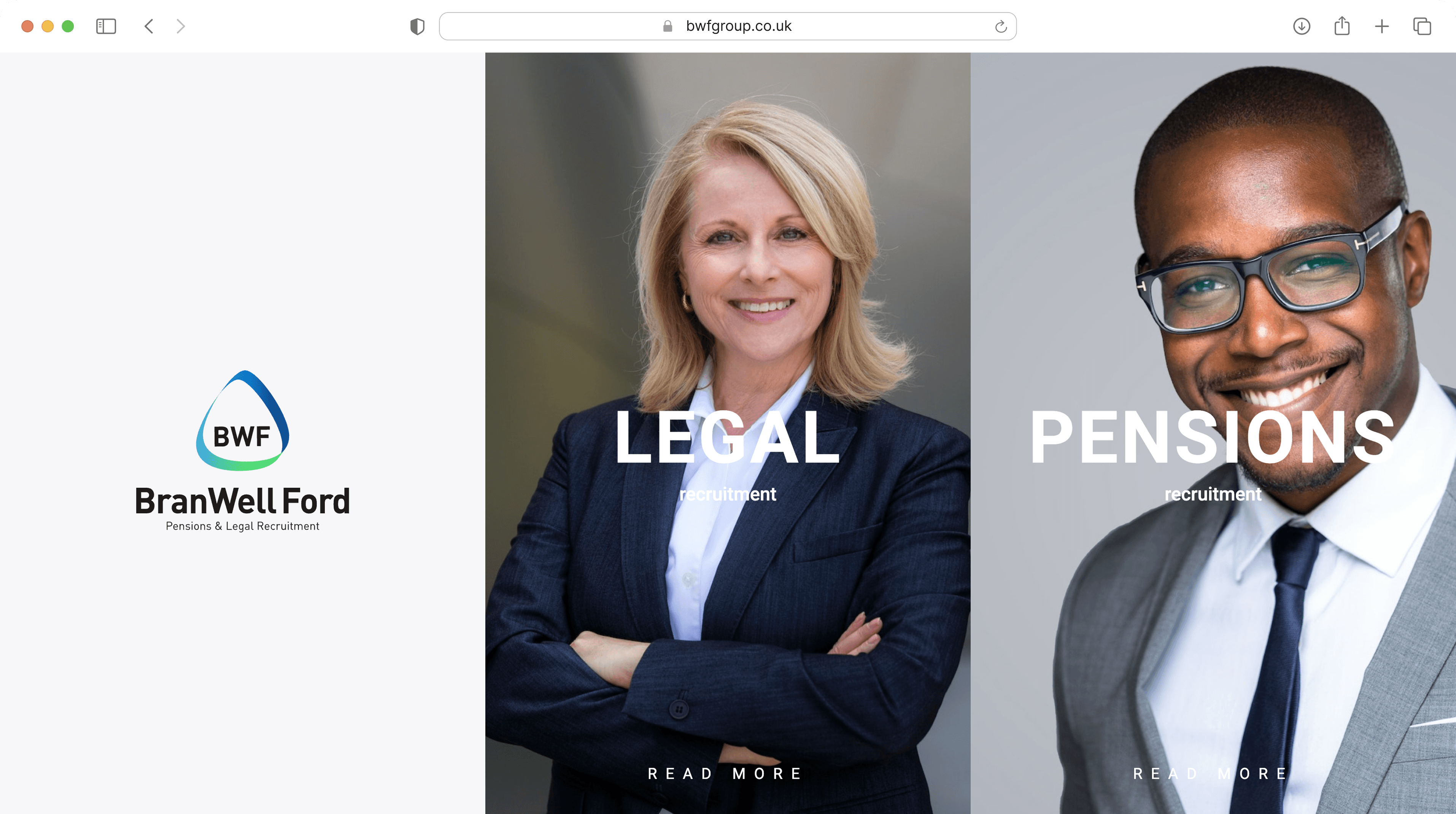 Semi-Bespoke recruitment website design