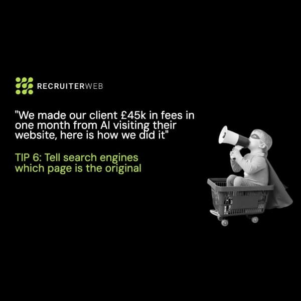 Tip 6 of 31: Tell Search Engines Which Page Is the Original