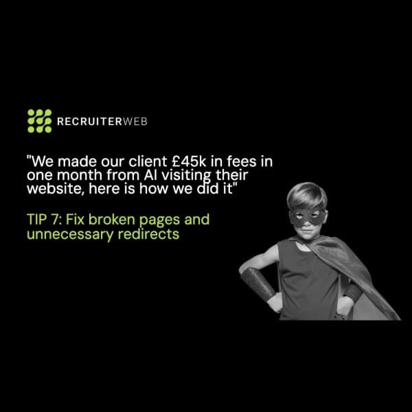 Tip 7 of 31: Fix Broken Pages and Unnecessary Redirects