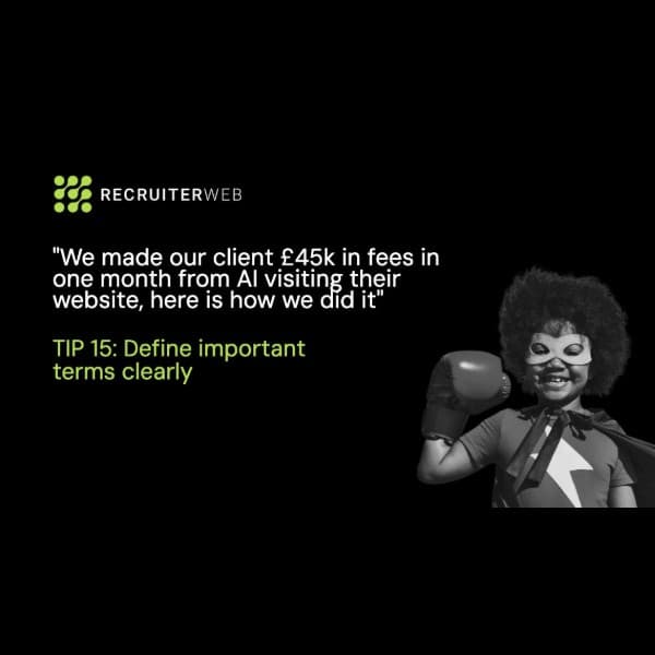 Tip 15 of 31: Define Important Terms Clearly