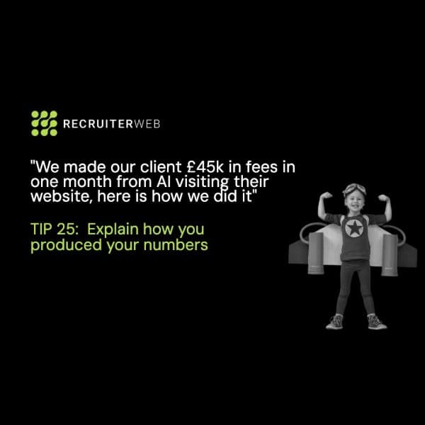 Tip 25 of 31: Explain How You Produced Your Numbers