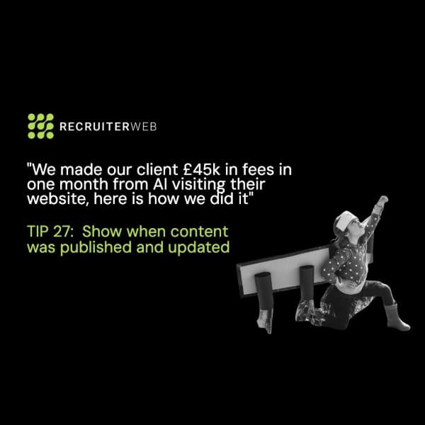 Tip 27 of 31: Show When Content Was Published and Updated