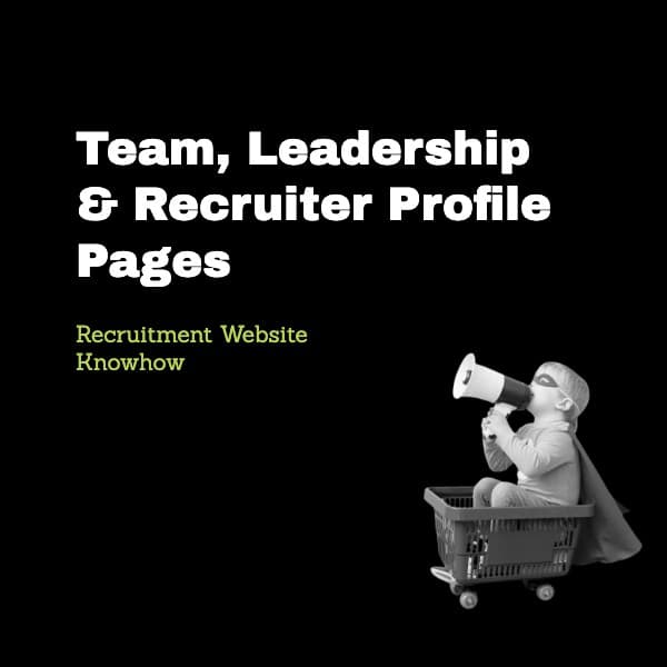 Team, Leadership & Recruiter Profile Pages